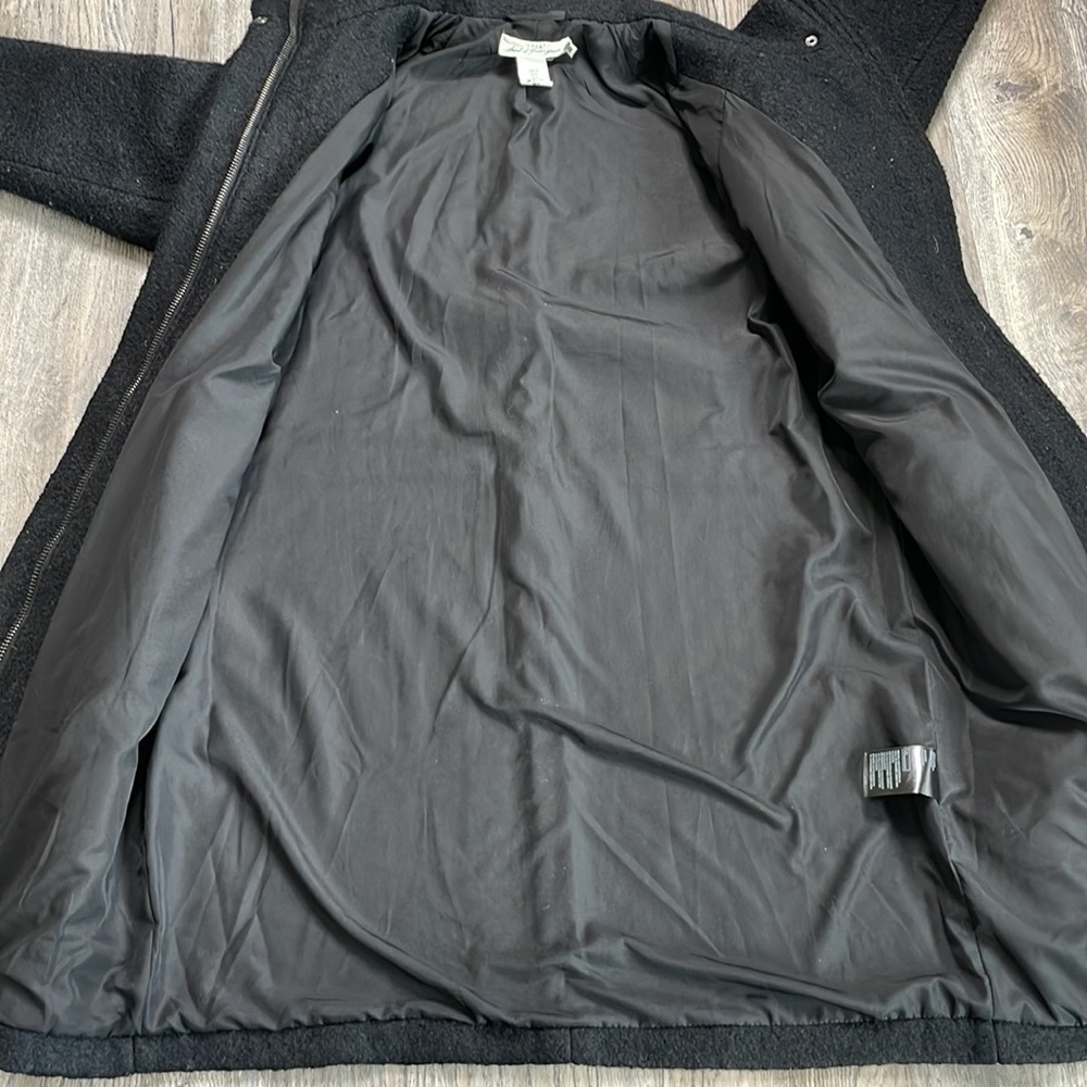H&M Black Wool-Blend Pea Coat - Picture 11 of 11